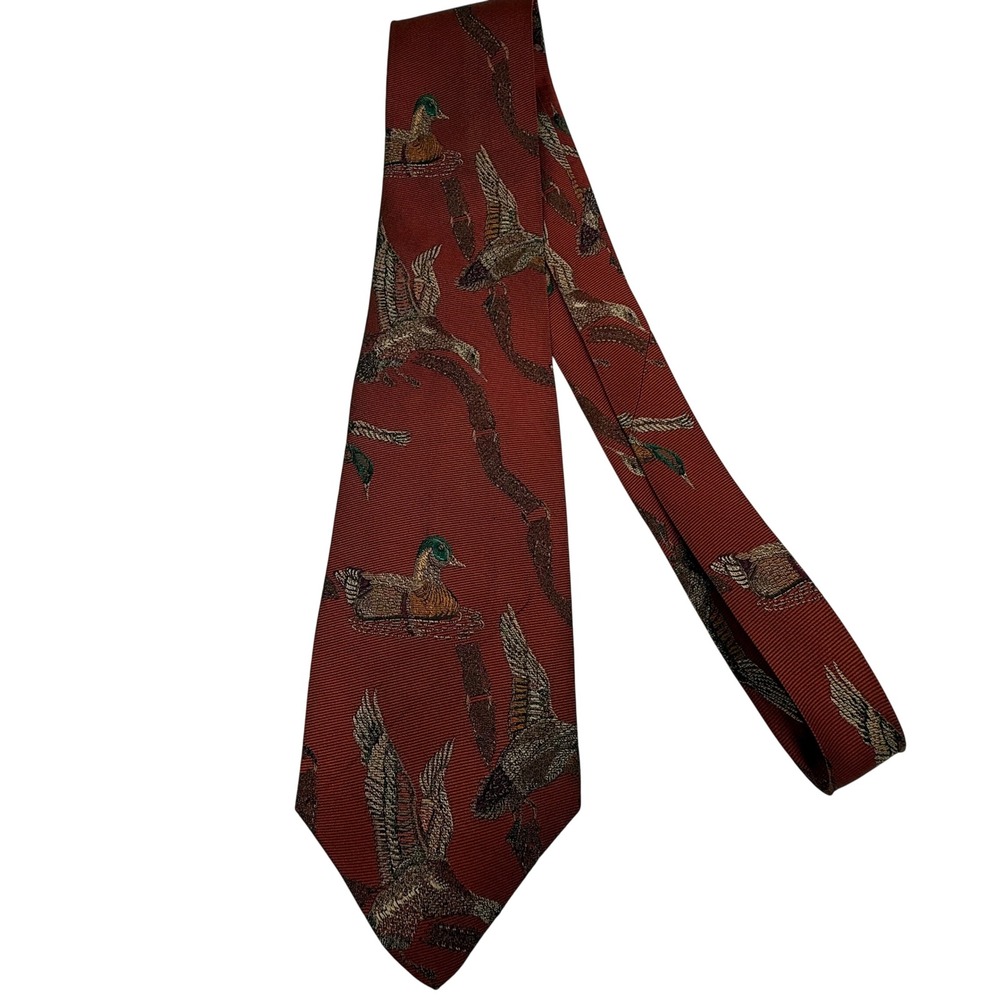 VTG Polo Ralph Lauren Men's Silk Mallard Necktie